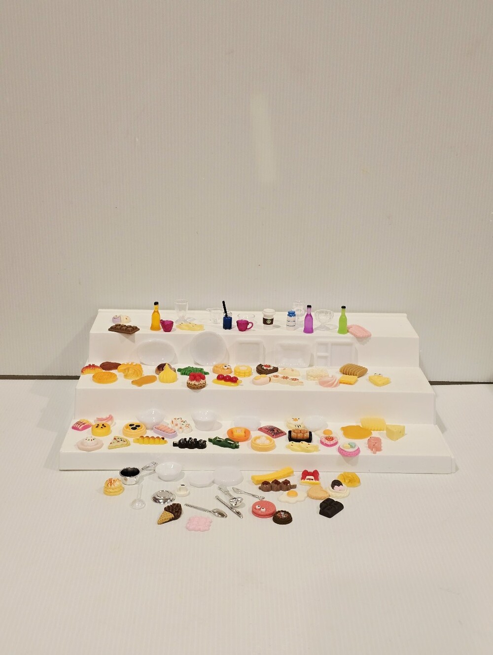 Miniature Dollhouse Food, Dessert And Drinks Huge Lot